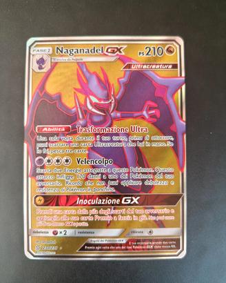 naganadel GX stellina bianca argento 