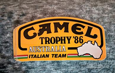 Camel Trophy 1986 adesivo vintage