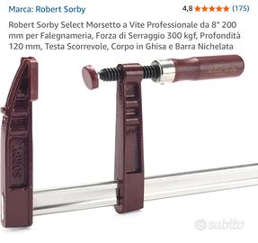 Morsetto a Vite Professionale Robert Sorby 200mm