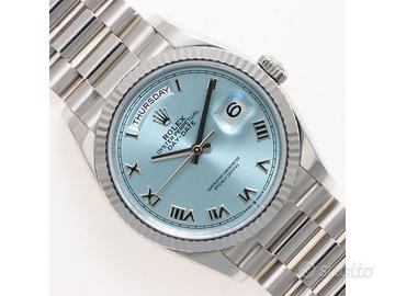 Rolex Day-Date Platino 128236 Ice Blue 2024