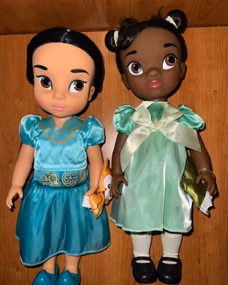 Coppia Animator Dolls Disney - Tiana e Jasmine
