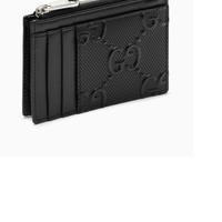 Portacarte Gucci con rilievo GG