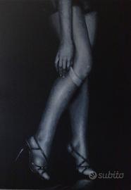 Quadro dipinto ad acrilico su tela 100 x 70 cm