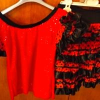 Vestito carnevale da spagnola