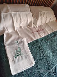 lenzuolo matrimoniale,lino e Cantù 