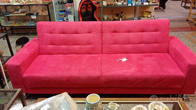 DIVANO LETTO ROSSO