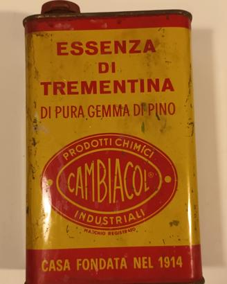 Latta Vintage Cambiacol Essenza di Trementina 