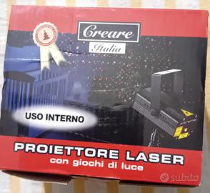 proiettore laser con giochi di luce.