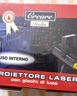 proiettore laser con giochi di luce.