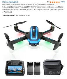 Drone G10 GPS 4K con Telecamera EIS