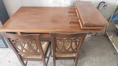 Tavolo con sedie 2 metri