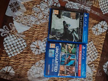 uncharted collection e the last guardian ps4