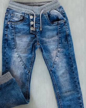 Jeans bimbo bi-elastico