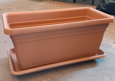 SET DI 10 FIORIERE CM. 60 C/SOTTOVASO