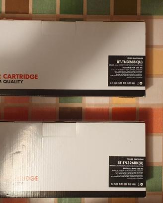 Toner compatibile Black TN325BK Brother 2 cartucce