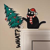 Decorazione natalizia in 3d Gatto