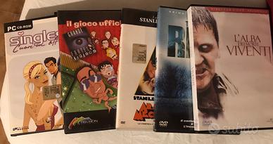 Dvd film horror e giochi per Pc in set o singoli