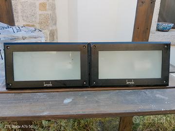 coppia luci da esterno