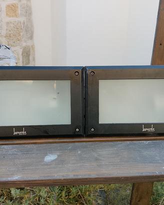 coppia luci da esterno