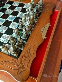 Scacchiera intarsiata cinese