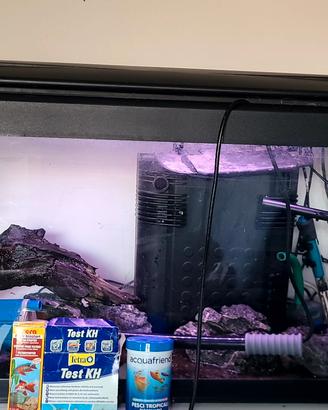 Acquario completo 96 litri, dimensioni  30x80x 47h