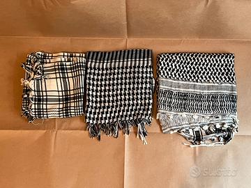 Lotto Keffiah / Sciarpa Vintage Pied-de-Poule