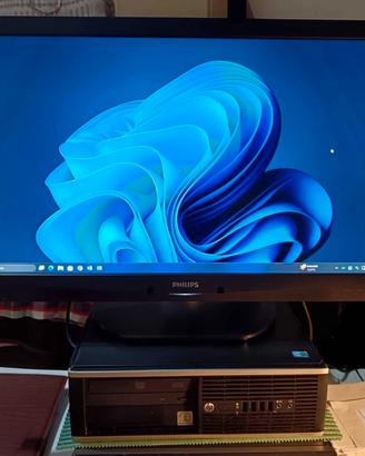 Pc fisso hp Intel i3-4160 ram 8gb windows 11 pro