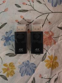 2x Adattatore DisplayPort (DP) a HDMI 4K Ultra HD 