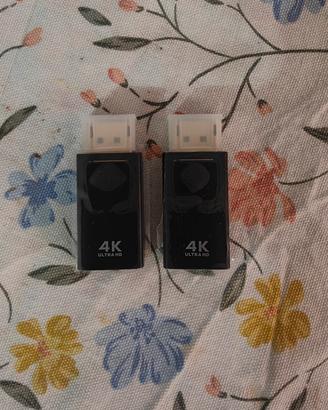 2x Adattatore DisplayPort (DP) a HDMI 4K Ultra HD 
