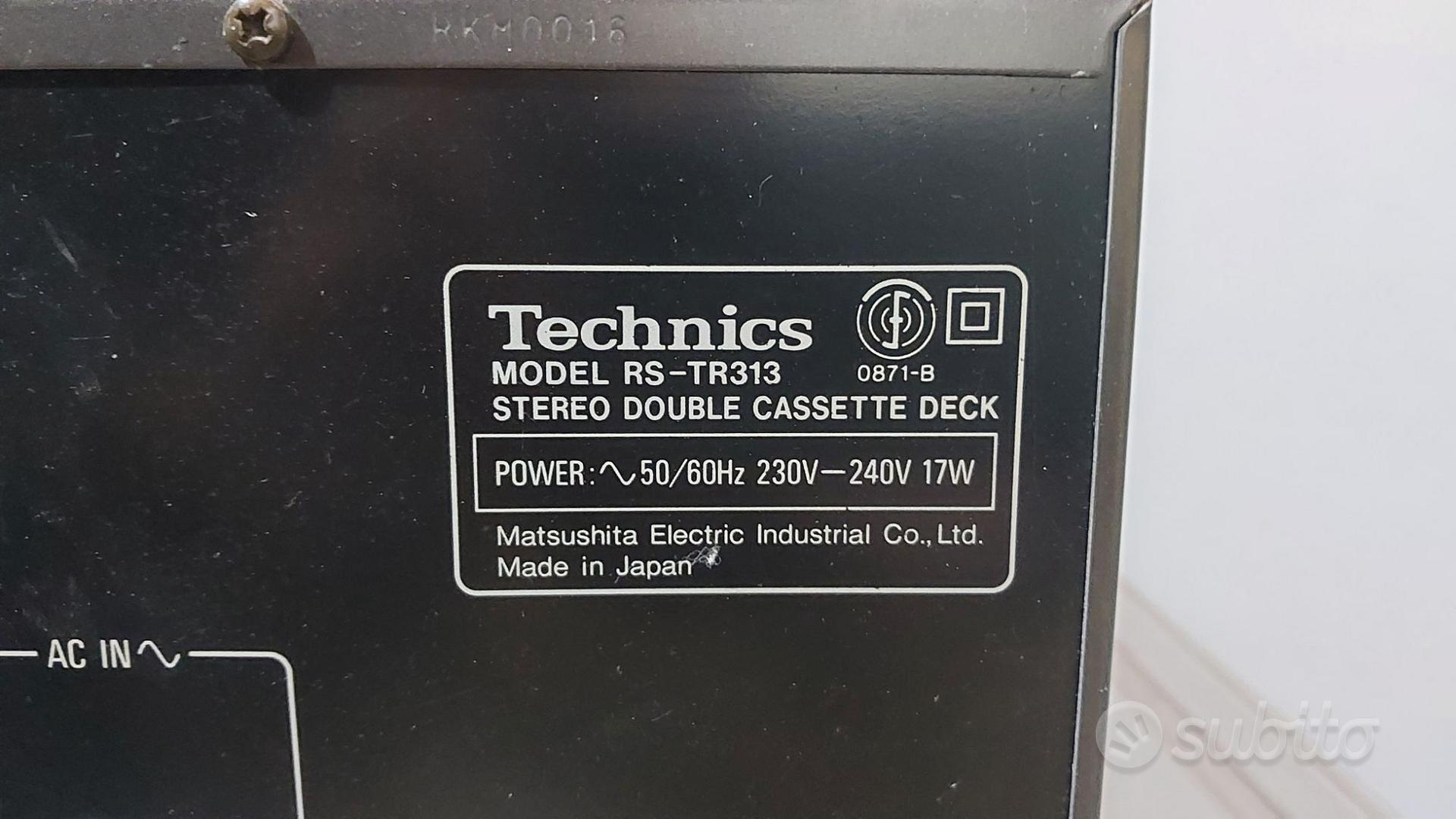 Lettore cassette / stereo Double Cassette Deck Tec - Audio/Video In vendita  a Novara