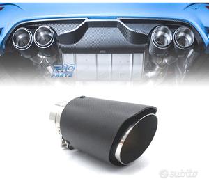 TERMINALE SCARICO UNIVERSALE IN CARBONIO TIPO AKRA