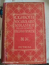 Dizionario ita/fra del. 1944 vintage