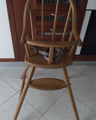 Seggiolone bimbi Ikea Gulliver in legno