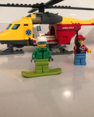 LEGO 60179 City Great Vehicles Eli-ambulanza