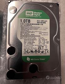 Dischi fissi hard disk 1TB Western Digital