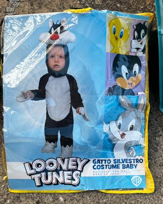 Costume carnevale bimbi gatto silvestro 2 anni