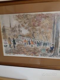 Litografia d'autore di Michele Cascella