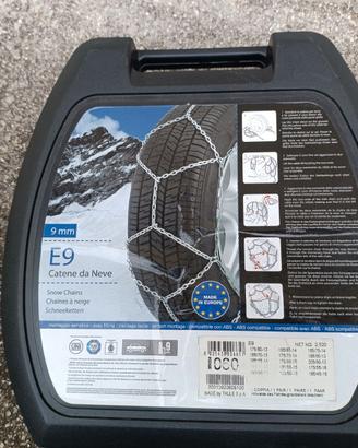 Catene da neve Thule E9 Gruppo 060  - Mai usate