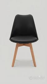 Coppia di sedie moderne stile scandinavo