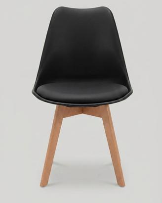 Coppia di sedie moderne stile scandinavo