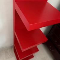 Mensola ikea lack rossa