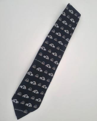 Moschino uomo Cravatta seta Made in Italy vintage