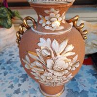 vaso in ceramica decorato 