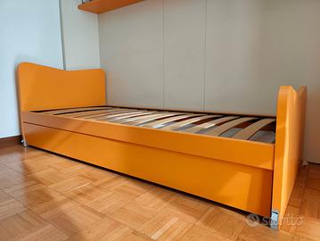 Letto singolo Zalf  con secondo letto estraibile