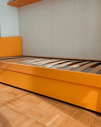 Letto singolo Zalf  con secondo letto estraibile
