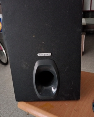 Amplificatore con cassa creative