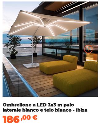 Ombrellone a led 3*3