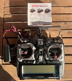 Radiocomando Hitec Aurora 9 con ricevente