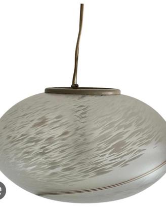 Lampadario vintage in vetro di Murano-originale