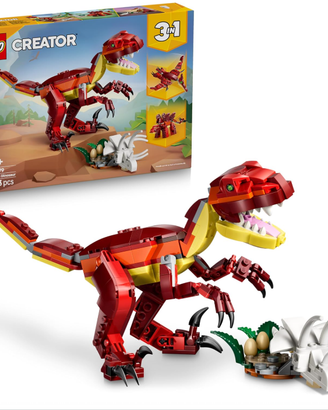 LEGO Creator 3 in 1 Feroce Dinosauro Giocattolo -